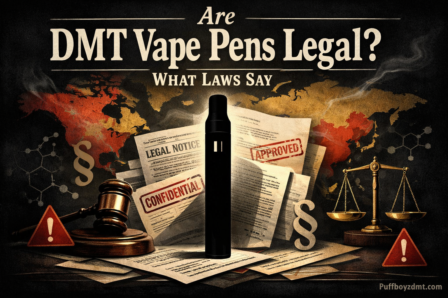 Are DMT vape pens legal