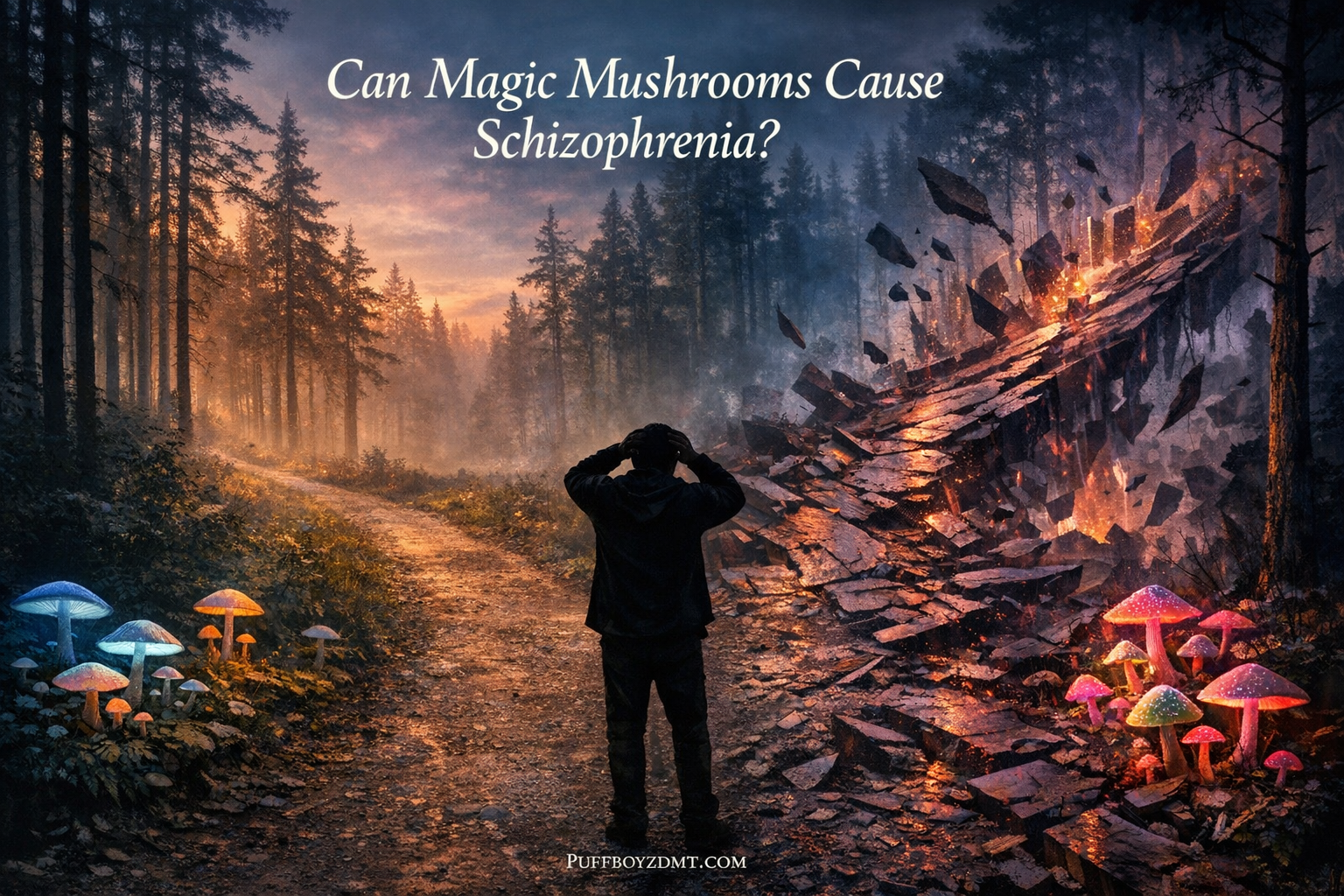 Can magic mushrooms cause schizophrenia