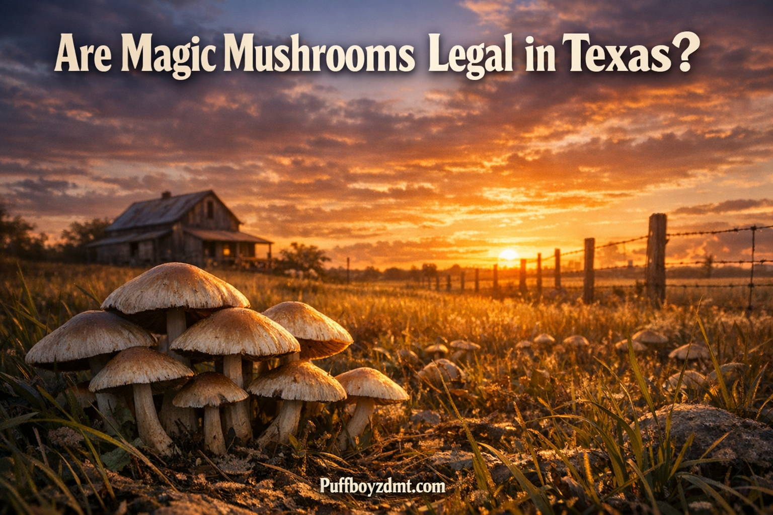 Are magic mushrooms legal in Texas