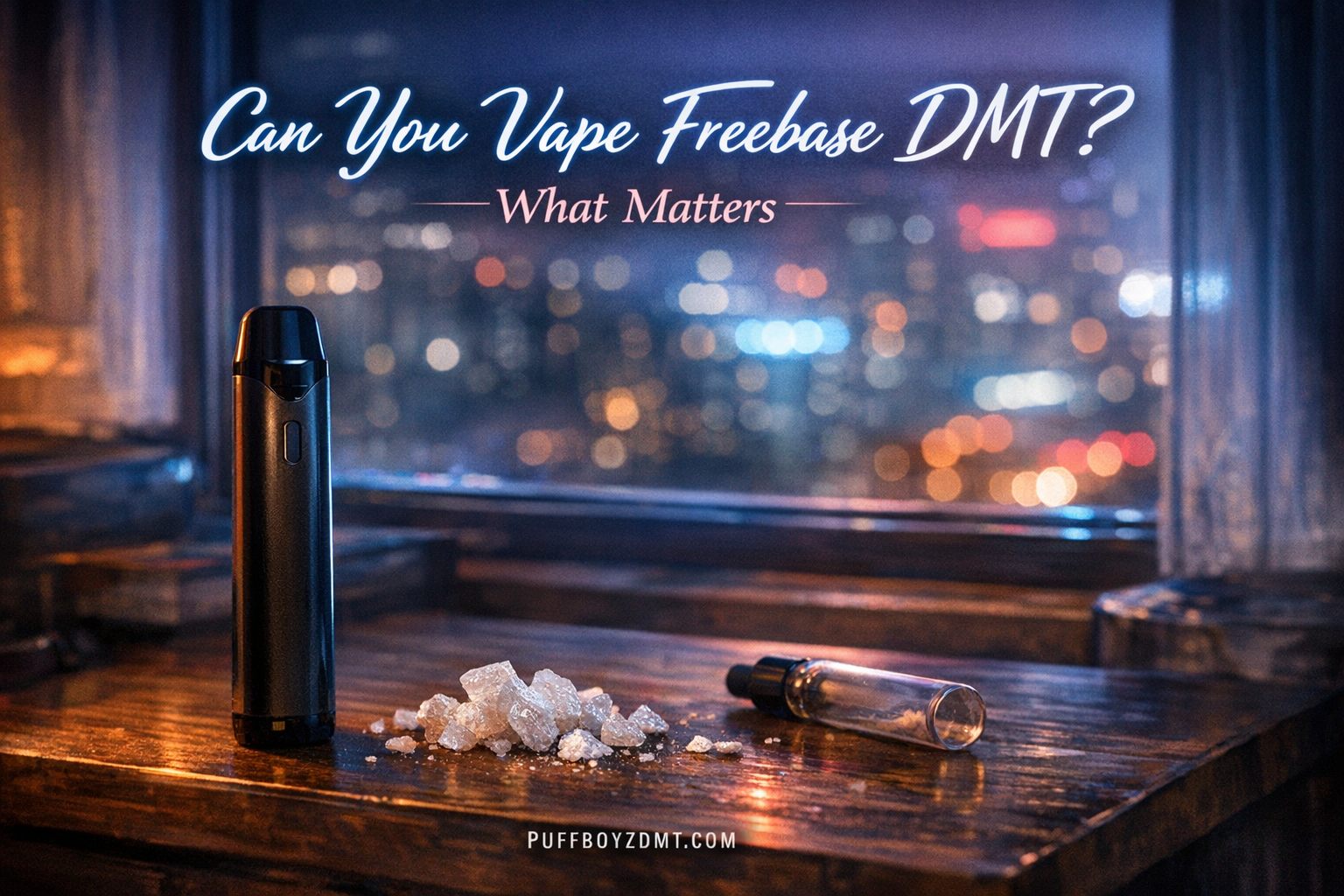 Can I vape freebase DMT