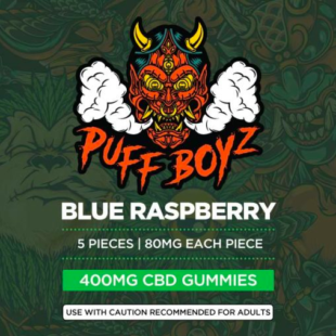 Blue Raspberry Puff Boyz Edibles