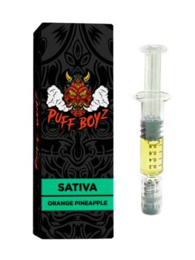 Orange Pineapple Puff Boyz Syringe