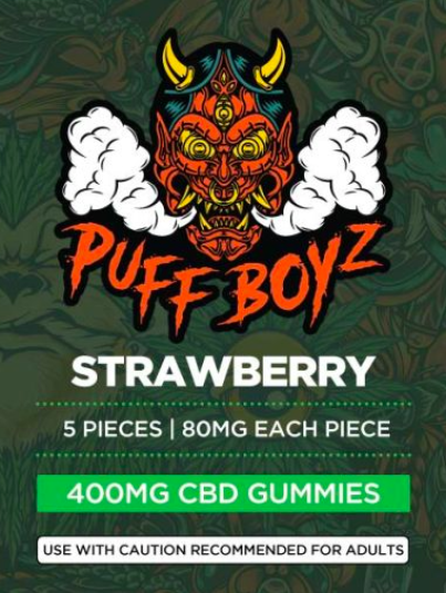 Strawberry Puff Boyz Edibles