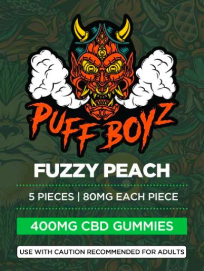 Fuzzy Peach Puff Boyz Edibles