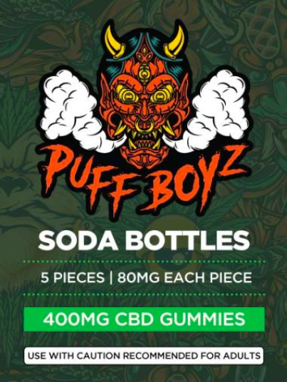 Soda Bottle Puff Boyz Edibles