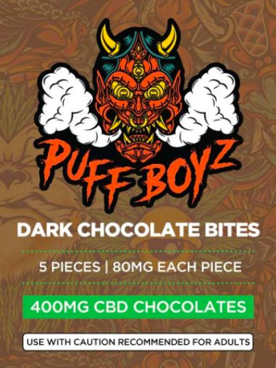 Dark Chocolate Puff Boyz Edibles