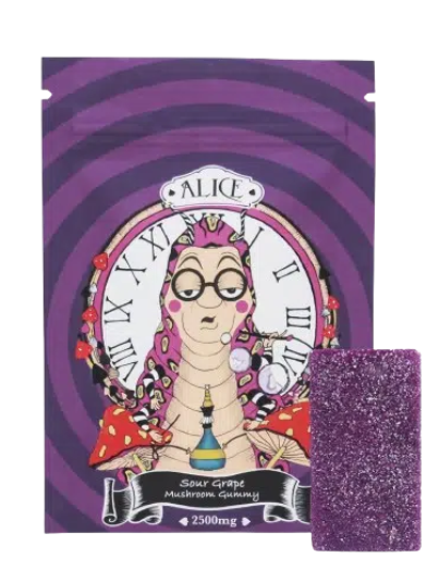 ALICE SOUR GRAPE GUMMIES