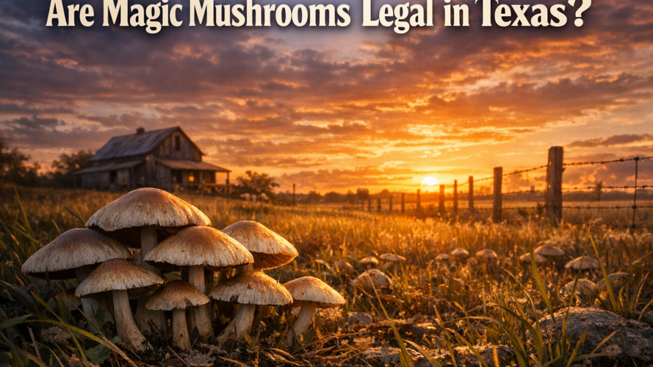 Are magic mushrooms legal in Texas