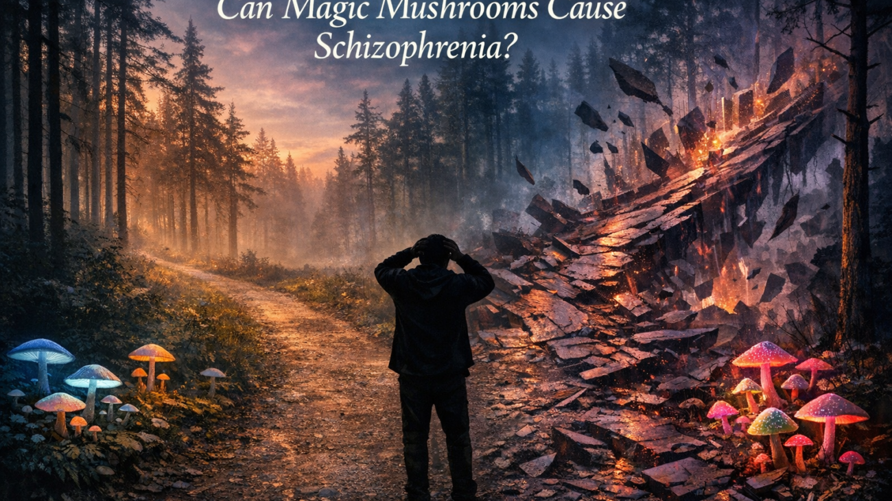 Can magic mushrooms cause schizophrenia